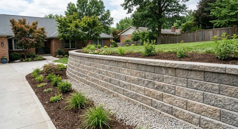 Block Retaining Wall Installation in Melbourne, FL