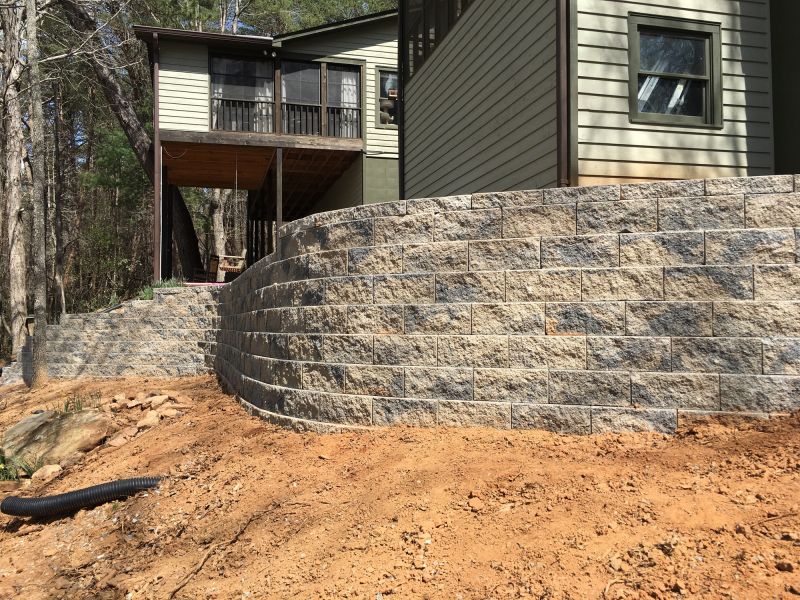 Retention Wall Installation