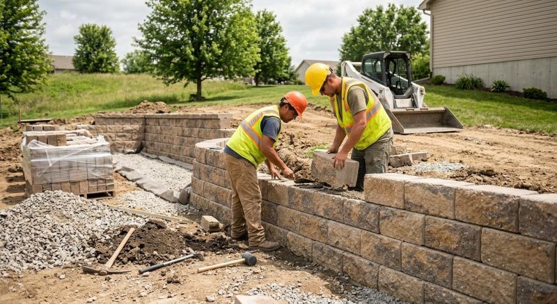 Hardscape Wall Construction in Orlando, FL