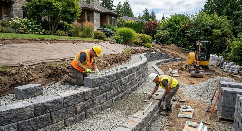 Hardscape Wall Construction in Melbourne, FL