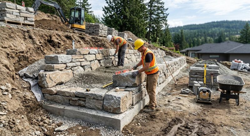 Hardscape Wall Construction in Sanford, FL