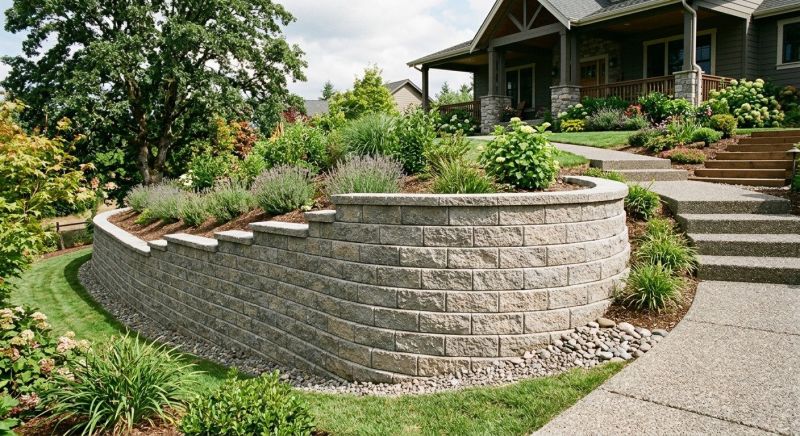 Retention Wall Construction in Aiken, SC