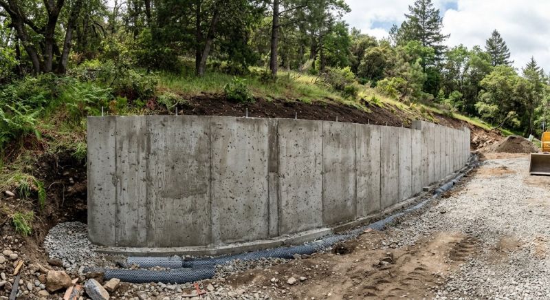 Retention Wall Installation in Marin County, CA
